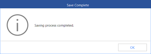 displays progress of the database repair process